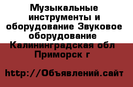 Музыкальные инструменты и оборудование Звуковое оборудование. Калининградская обл.,Приморск г.